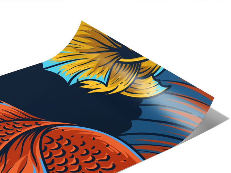 Alpha Betta Fish Marine Life Vinyl Wraps~Rwraps Series 914 Digitally Printed Vinyl Wrap~0