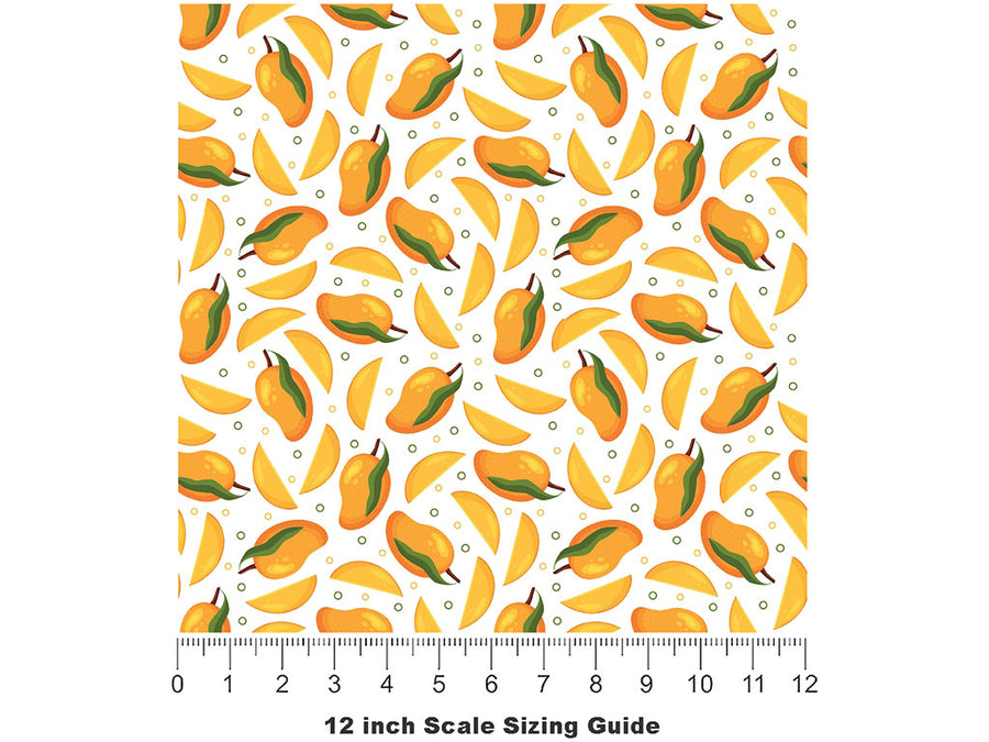 Alphonso Strain Fruit Vinyl Film Pattern Size 12 inch Scale~Rwraps Alphonso Strain Fruit Sizing Chart~2