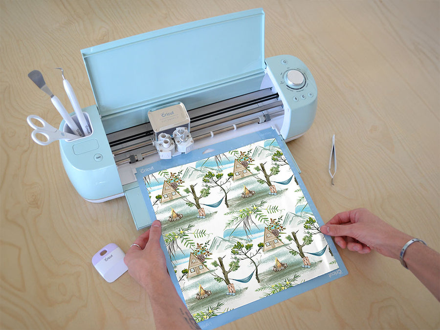 alpine cabin camping Cricut Compatible Vinyl