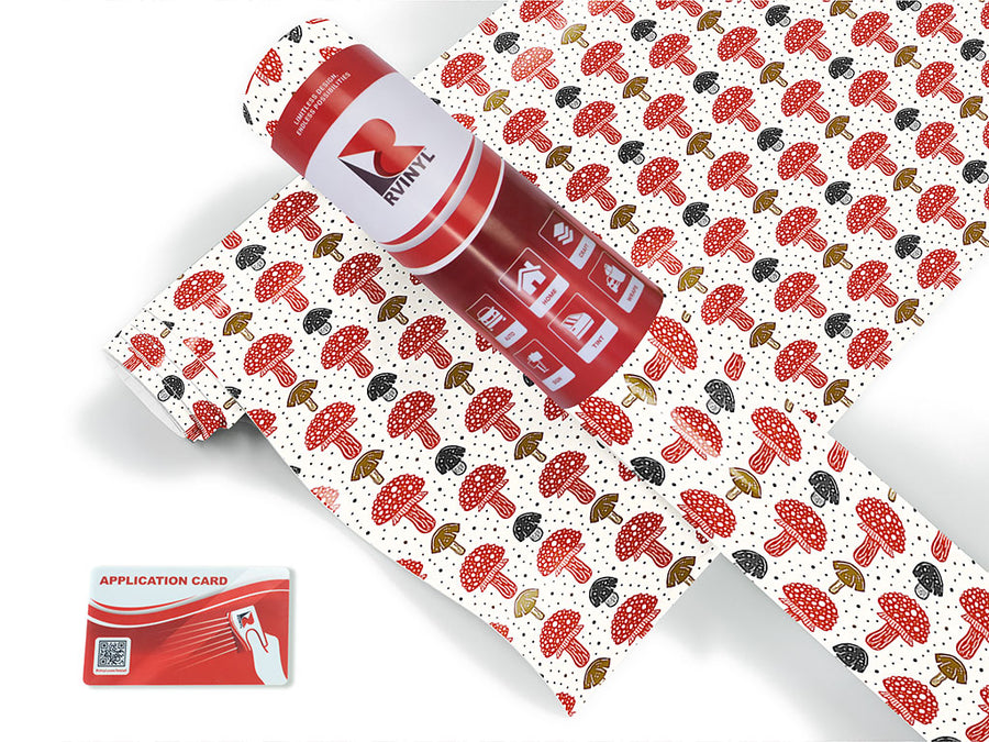 amanita muscaria mushroom Craft Vinyl Roll