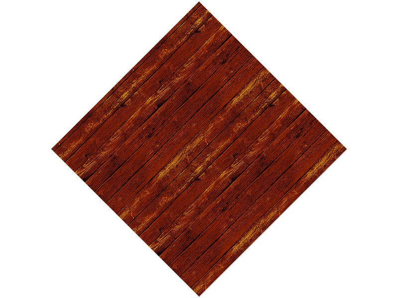 Amber Wood Plank Vinyl Wrap Pattern