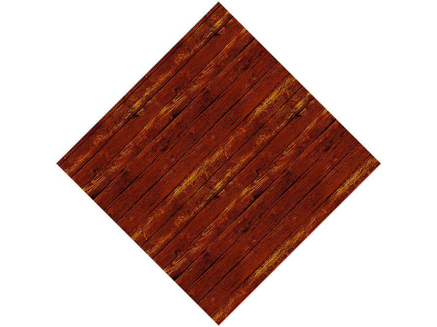 Amber Wood Plank Vinyl Wrap Pattern