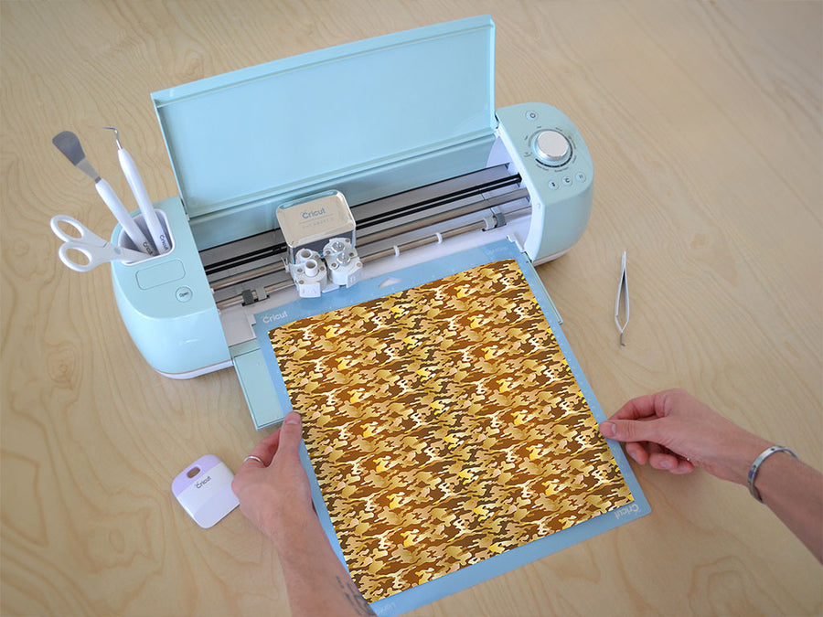 amber shroud camouflage Cricut Compatible Vinyl