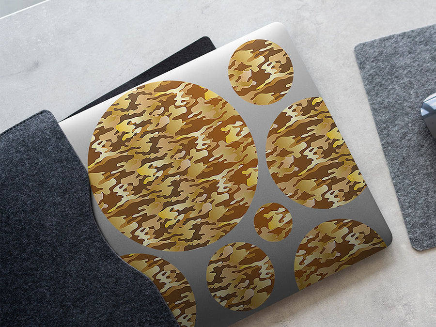 amber shroud camouflage DIY Laptop Stickers