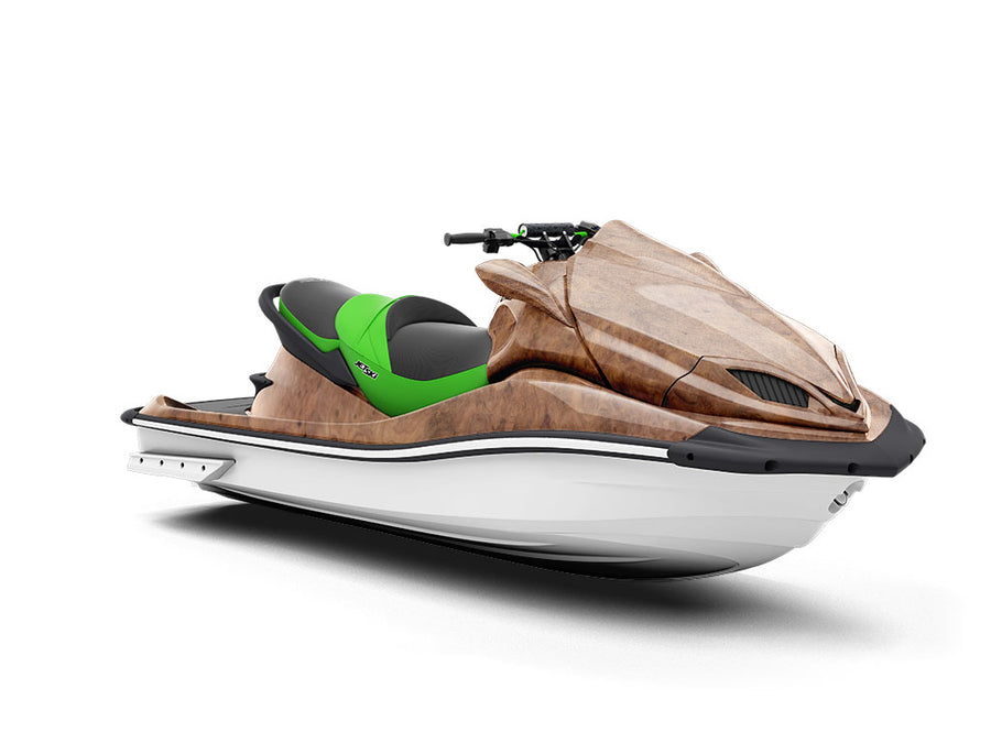 Amboyna Burlwood Woodgrain Jet Ski Vinyl Customized Wrap