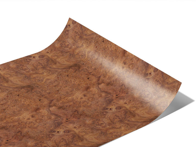 Amboyna Burlwood Woodgrain Vinyl Wraps~Rwraps Series 914 Digitally Printed Vinyl Wrap~1