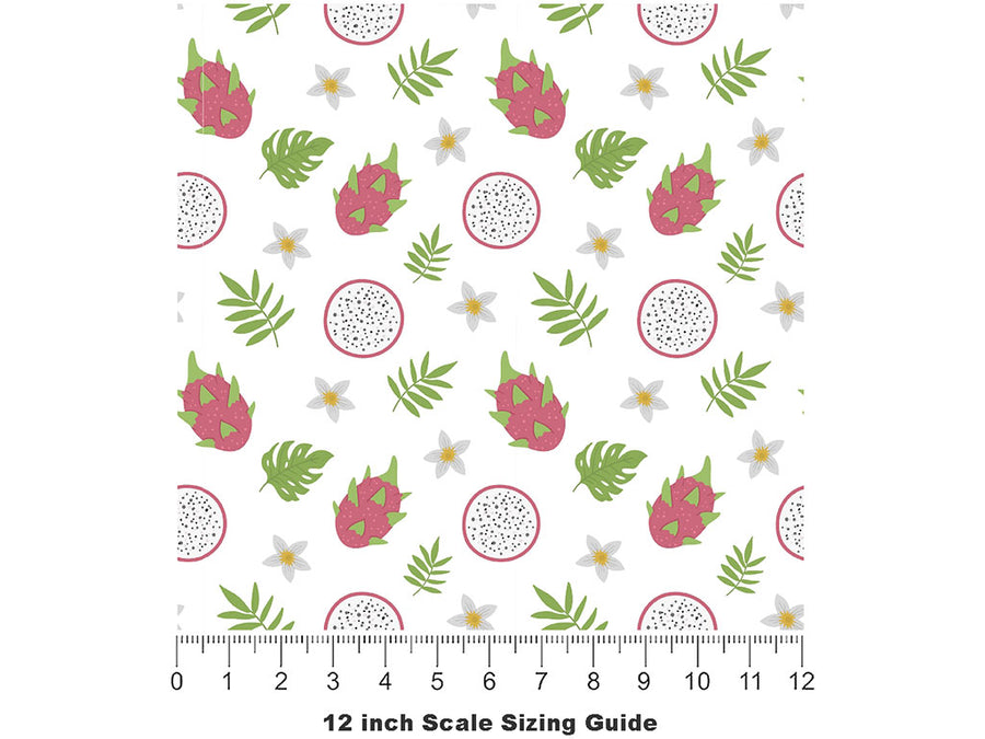 American Beauty Fruit Vinyl Film Pattern Size 12 inch Scale~Rwraps American Beauty Fruit Sizing Chart~2