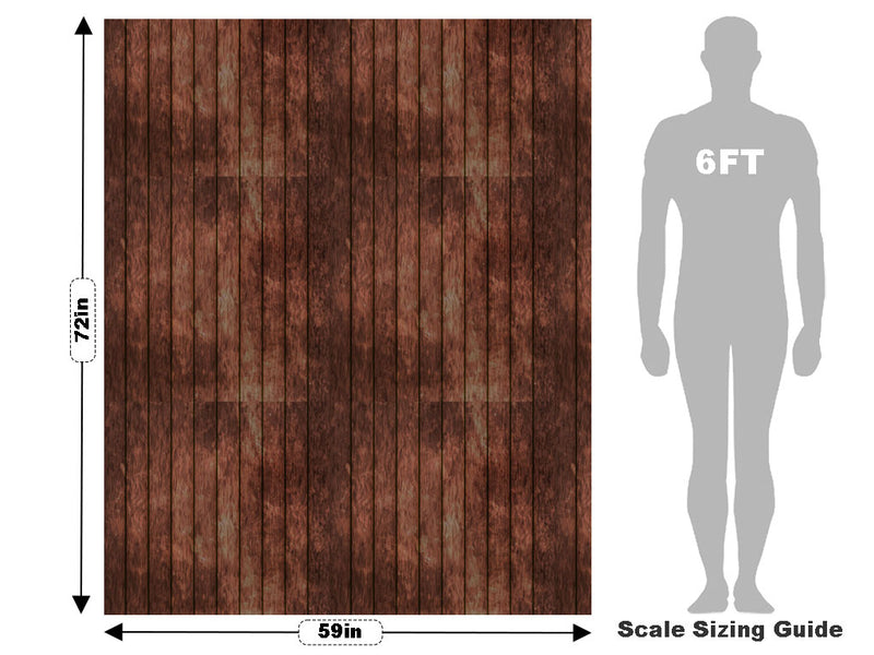 American Walnut Wood Plank Vehicle Wrap Scale~Rwraps Series 914 American Walnut Wood Plank Measurements~2
