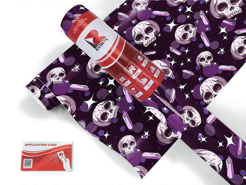 amethyst skulls skull and bones Craft Vinyl Roll