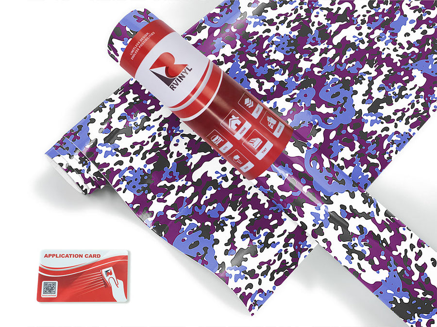 amethyst woodland camouflage Craft Vinyl Roll