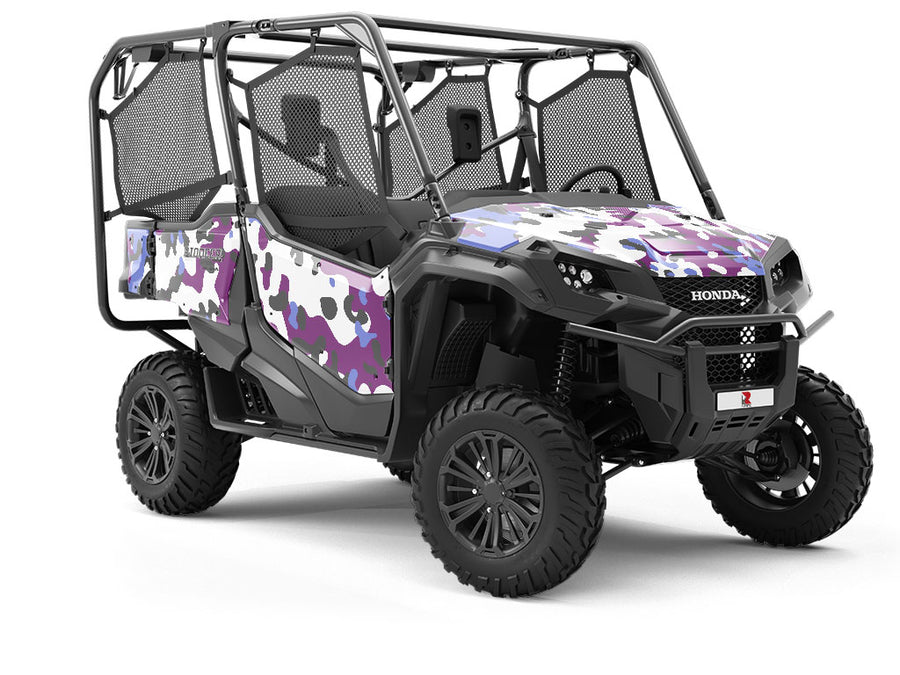Amethyst Woodland Camouflage Utility Vehicle Vinyl Wrap