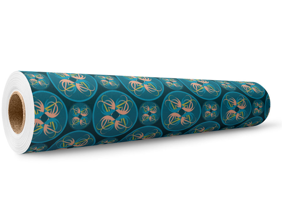 Amoeba Abstract Wrap Film Wholesale Roll~Rwraps Series 914 Digitally Printed Vinyl Roll~5