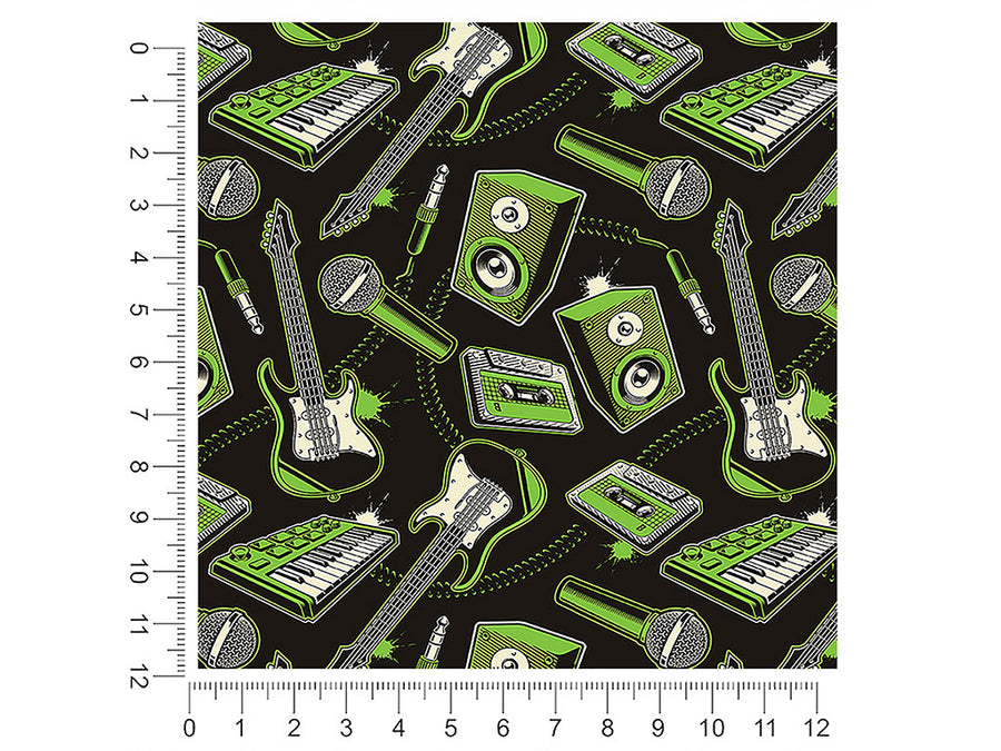 amped up music 1ft x 1ft Craft Sheets