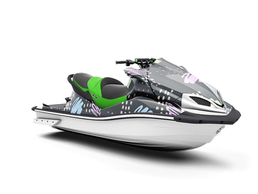 An Effigy Abstract Jet Ski Vinyl Customized Wrap