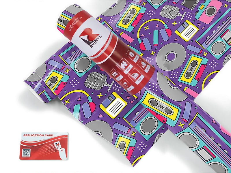 analog love retro Craft Vinyl Roll