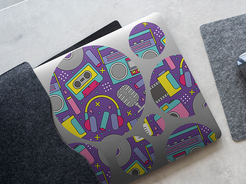 analog love retro DIY Laptop Stickers