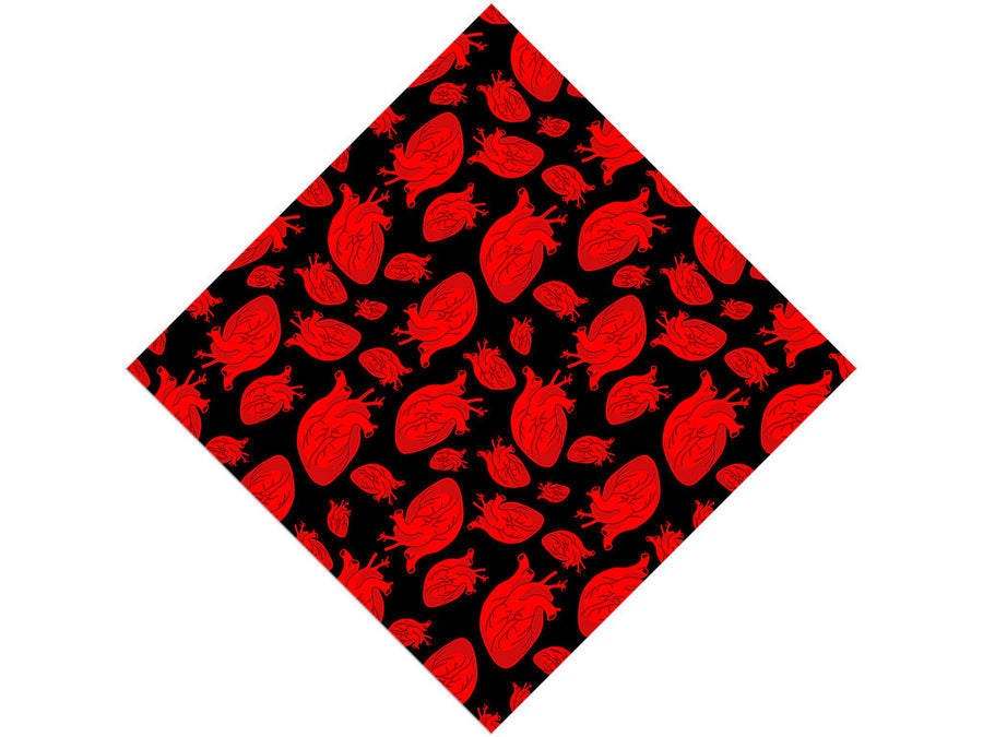 Anatomical Amour Heart Vinyl Wrap Pattern