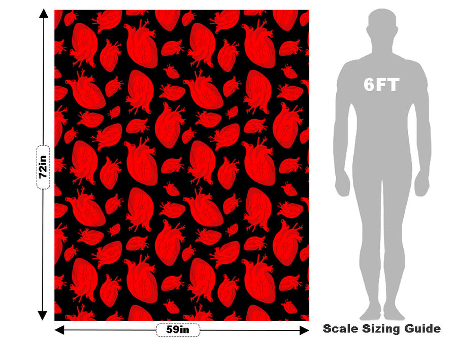 Anatomical Amour Heart Vehicle Wrap Scale~Rwraps Series 914 Anatomical Amour Heart Measurements~1