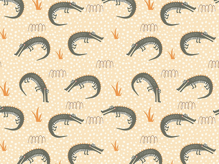 Ancient Alligators Marine Life Vinyl Wrap Pattern~Rwraps Series 914 Digitally Printed Vinyl Wrap~0