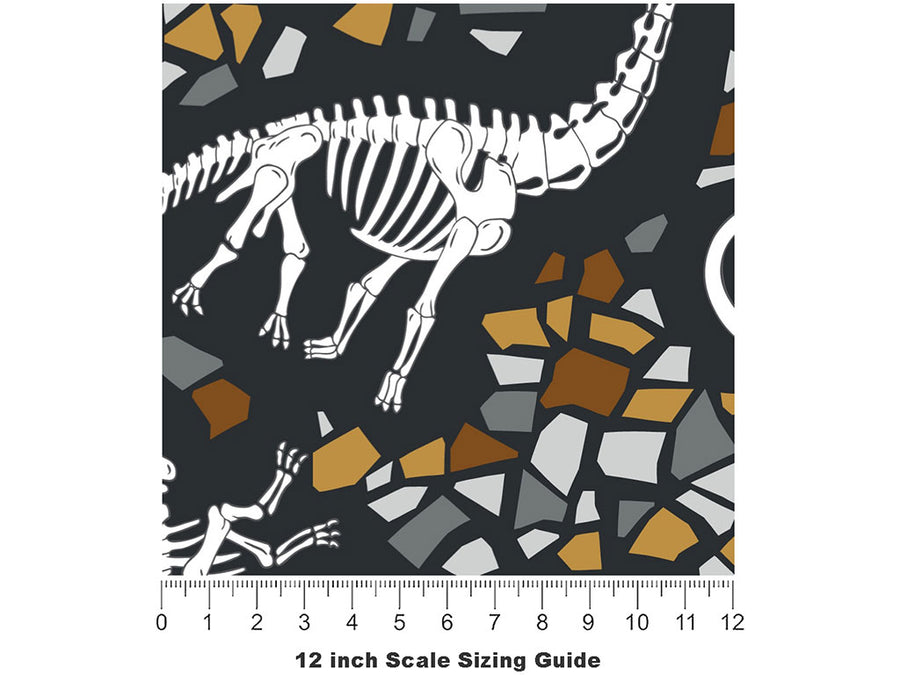 Ancient Archaeofauna Dinosaur Vinyl Film Pattern Size 12 inch Scale~Rwraps Ancient Archaeofauna Dinosaur Sizing Chart~2