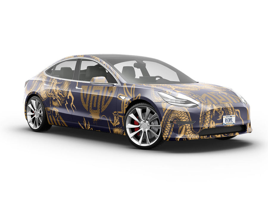 Ancient Kings Asian Vehicle Vinyl Wrap
