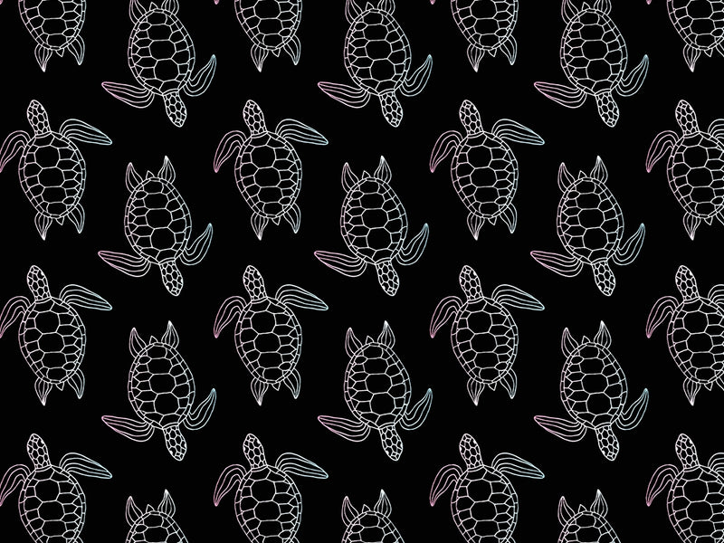 Ancient Outlines Marine Life Vinyl Wrap Pattern~Rwraps Series 914 Digitally Printed Vinyl Wrap~0