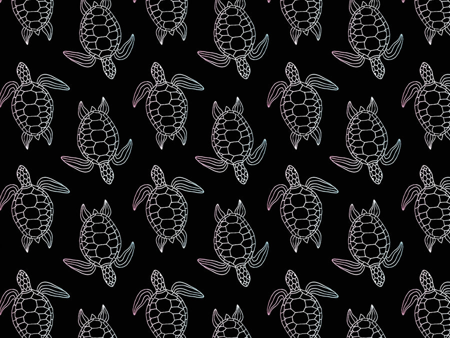 Ancient Outlines Marine Life Vinyl Wrap Pattern~Rwraps Series 914 Digitally Printed Vinyl Wrap~0