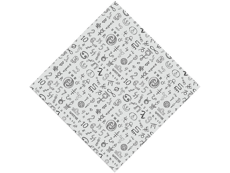 Ancient Symbology Mystic Vinyl Wrap Pattern