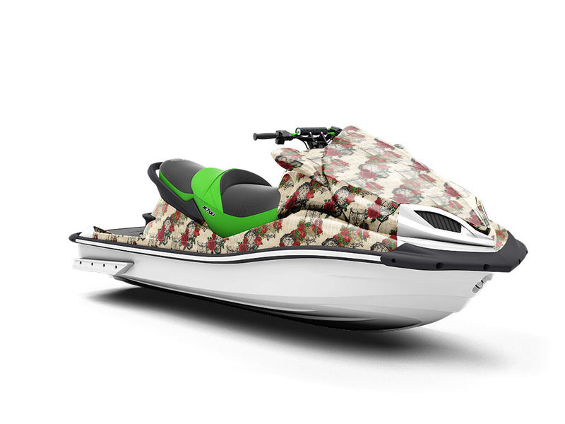 Ancient Timekeepers Gothic Jet Ski Vinyl Customized Wrap