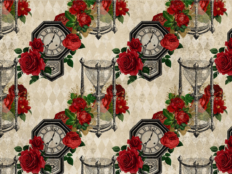 Ancient Timekeepers Gothic Vinyl Wrap Pattern~Rwraps Series 914 Digitally Printed Vinyl Wrap~0