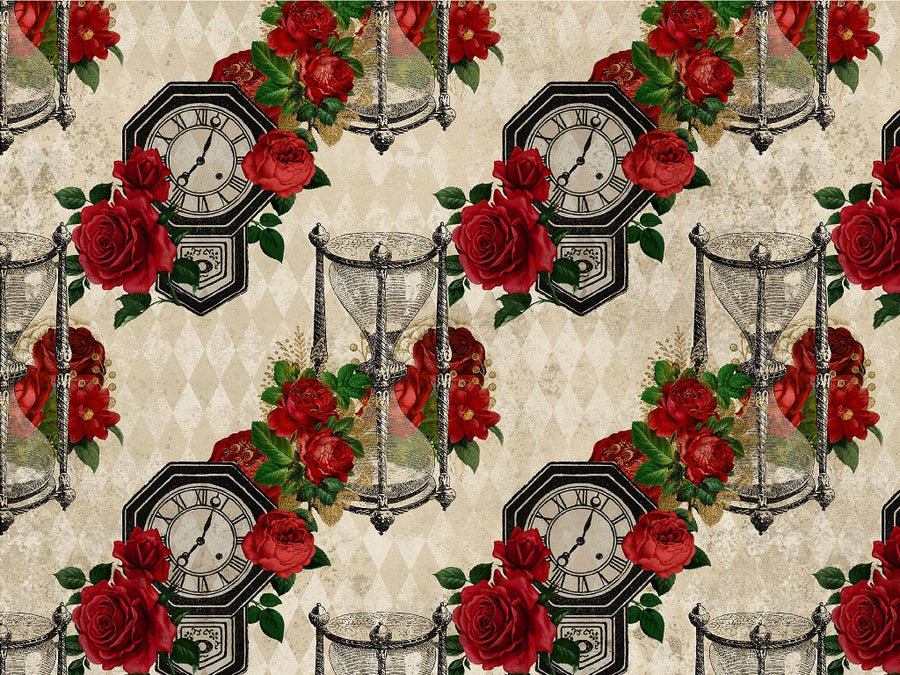 Ancient Timekeepers Gothic Vinyl Wrap Pattern~Rwraps Series 914 Digitally Printed Vinyl Wrap~0