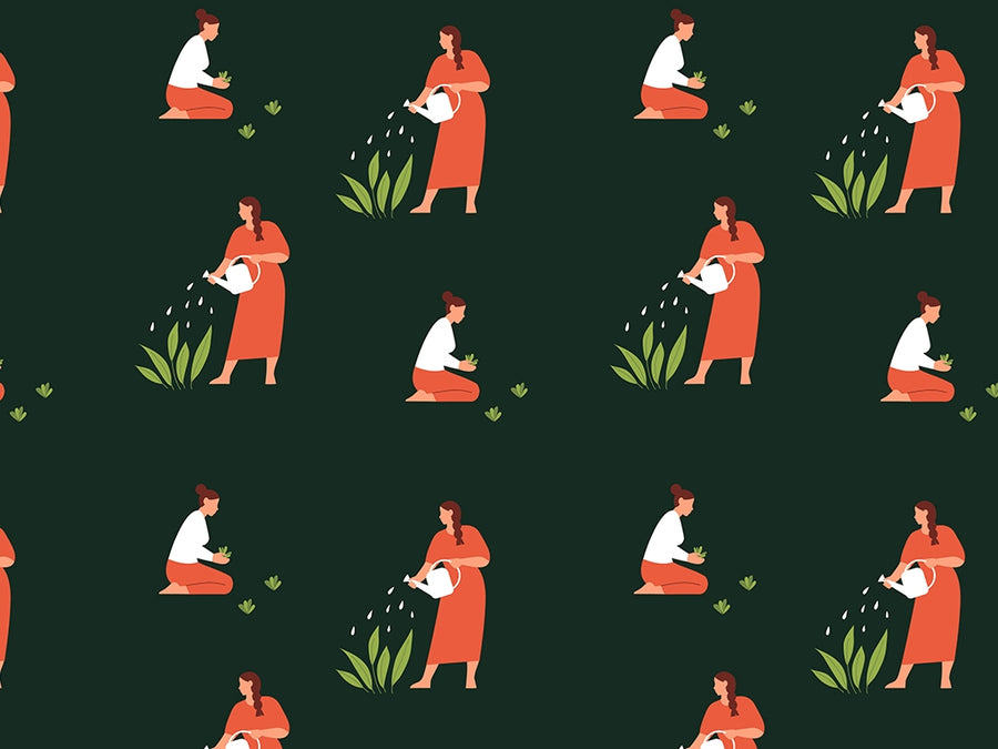 Ancient Traditions Gardening Vinyl Wrap Pattern~Rwraps Series 914 Digitally Printed Vinyl Wrap~0