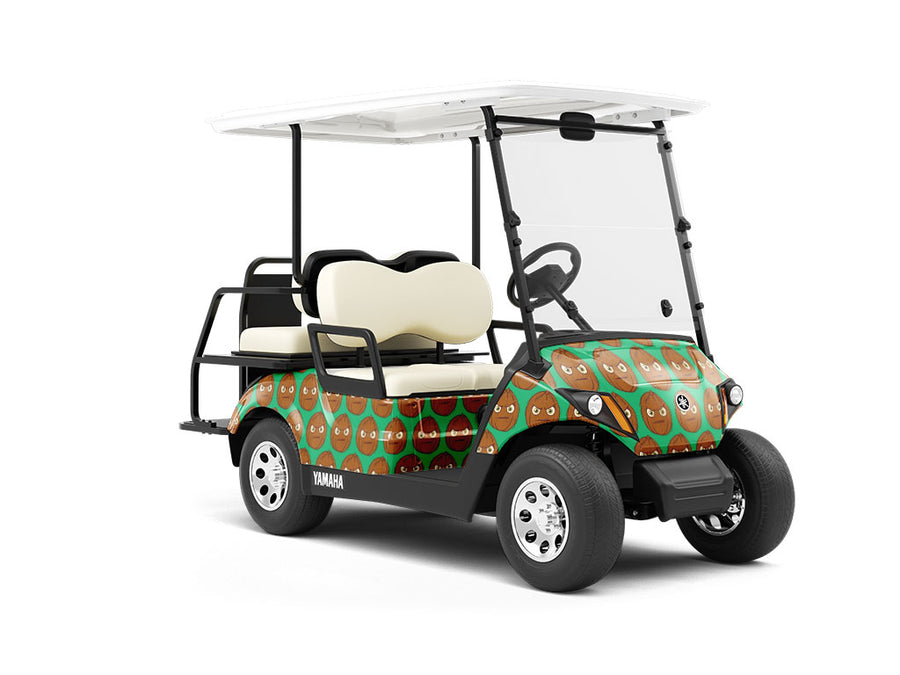 And-A-Man Fruit Wrapped Golf Cart