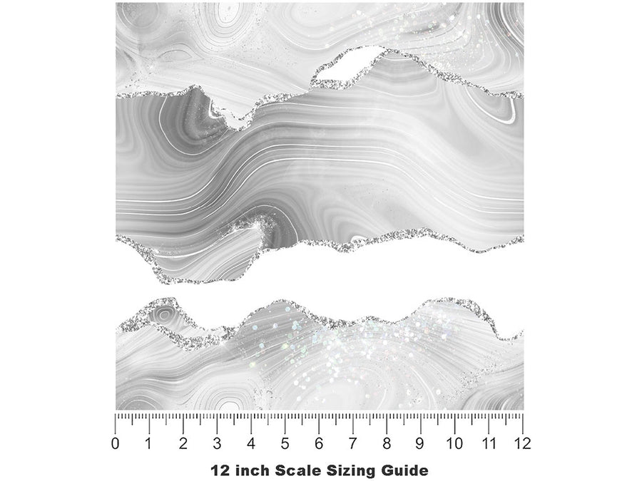 Angel Wings Gemstone Vinyl Film Pattern Size 12 inch Scale~Rwraps Angel Wings Gemstone Sizing Chart~2