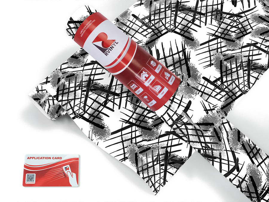 anger breakout abstract geometric Craft Vinyl Roll