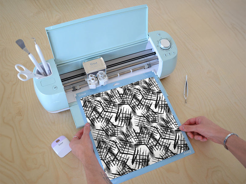 anger breakout abstract geometric Cricut Compatible Vinyl