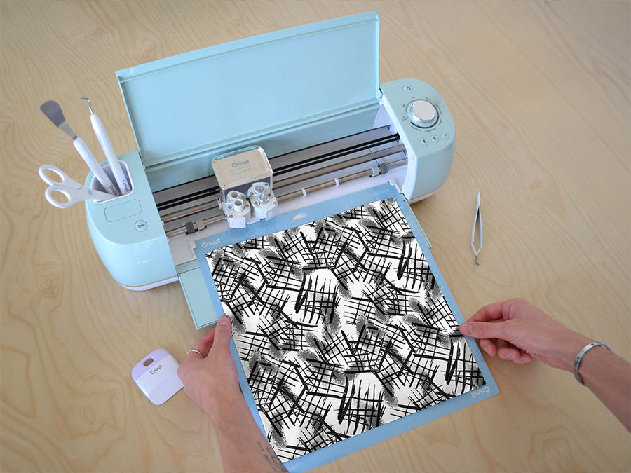 anger breakout abstract geometric Cricut Compatible Vinyl