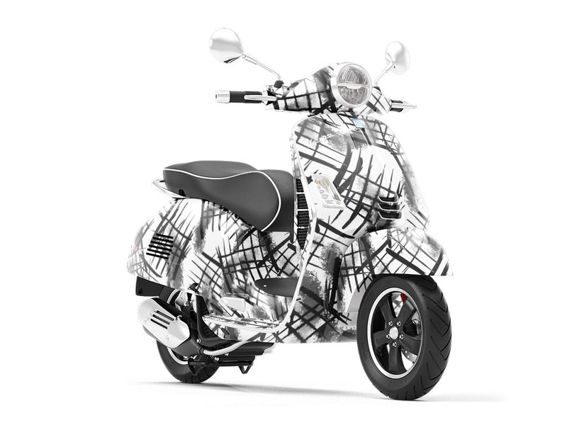 Anger Breakout Abstract Vespa Scooter Wrap Film