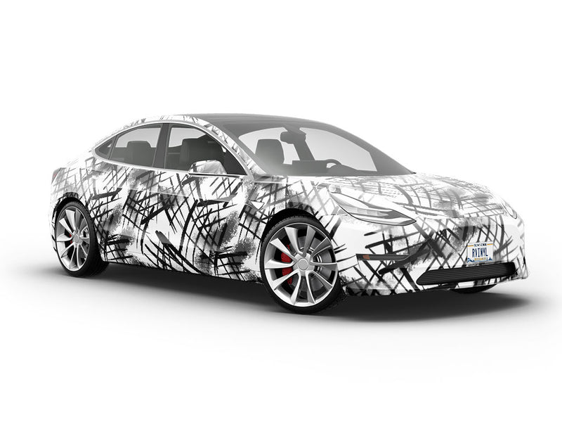 Anger Breakout Abstract Vehicle Vinyl Wrap