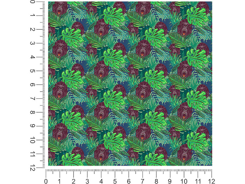 angry silverbacks animal 1ft x 1ft Craft Sheets