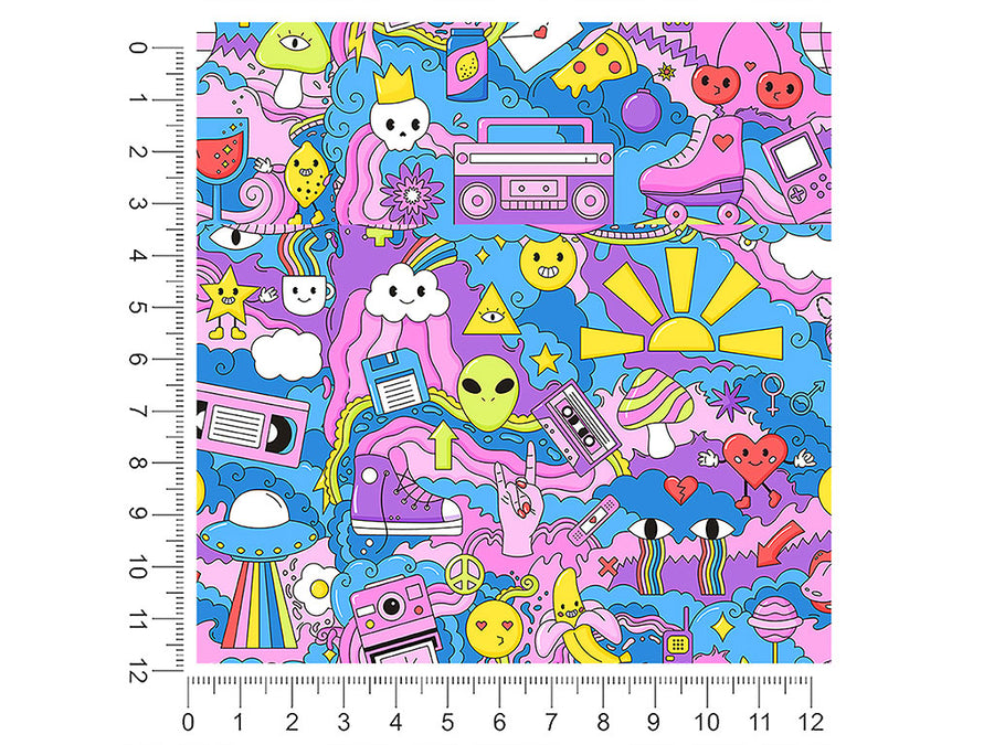 another world science fiction 1ft x 1ft Craft Sheets