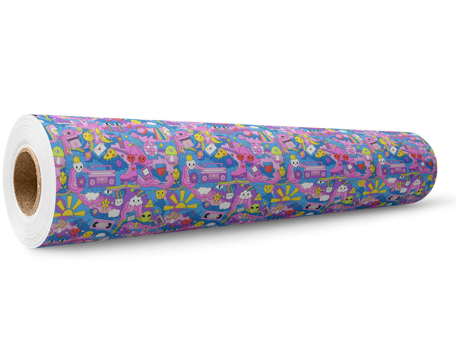 Another World Science Fiction Wrap Film Wholesale Roll~Rwraps Series 914 Digitally Printed Vinyl Roll~5