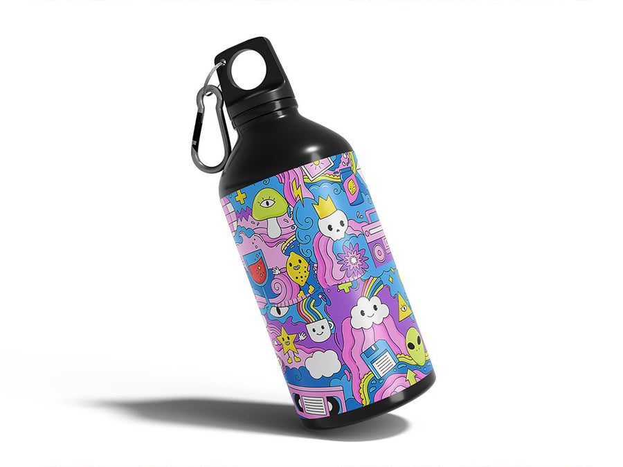 another world science fiction Water Bottle DIY Stickers