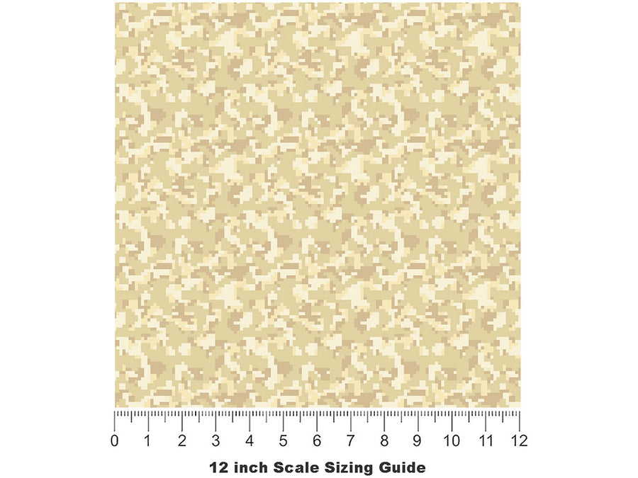 Antarctic Digital Camouflage Vinyl Film Pattern Size 12 inch Scale~Rwraps Antarctic Digital Camouflage Sizing Chart~3