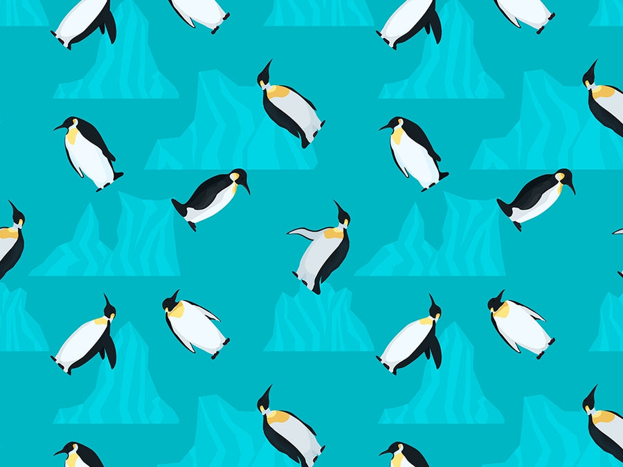 Antarctic Emperor Marine Life Vinyl Wrap Pattern~Rwraps Series 914 Digitally Printed Vinyl Wrap~0