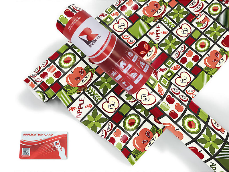apple a day mosaic Craft Vinyl Roll