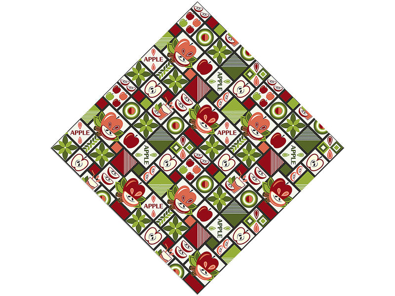 Apple A Day Mosaic Vinyl Wrap Pattern
