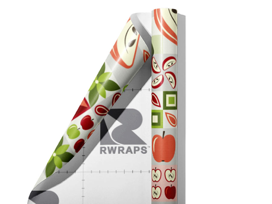 Apple A Night Mosaic Wrap Film Sheets~Rwraps Series 914 Apple A Night Mosaic Scrolled Sheet~3