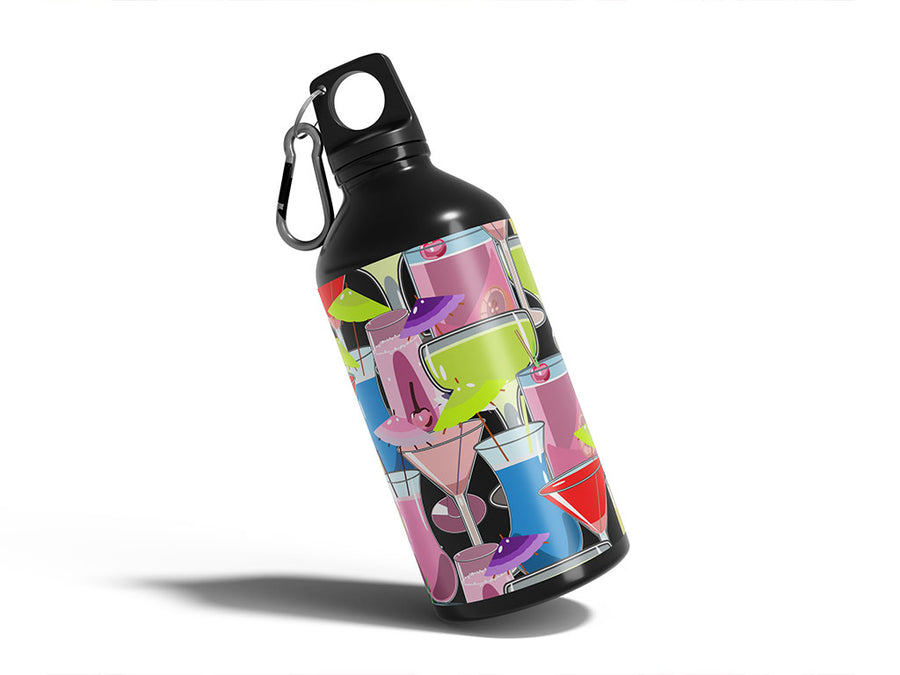 aqua vitae alcohol Water Bottle DIY Stickers