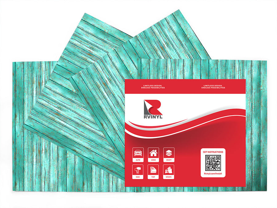 aquamarine Craft Vinyl Sheet Pack